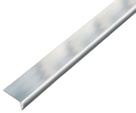 Alberts hoekprofiel zelfklevend aluminium chroom 20x10x1mm 2m