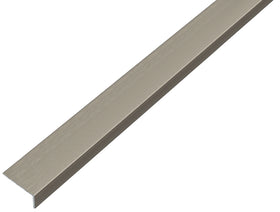Alberts hoekprofiel zelfklevend aluminium RVS 20x10x1mm 1m