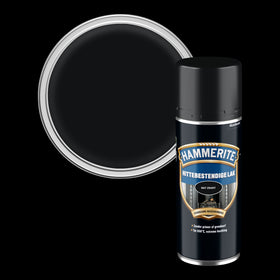 Hammerite hittebestendige lak matzwart 400ml