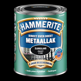 Hammerite metaallak zwart Z260 zijdeglans 750ml