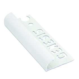 Genesis tegelprofiel aluminium rond blanc 9 mm