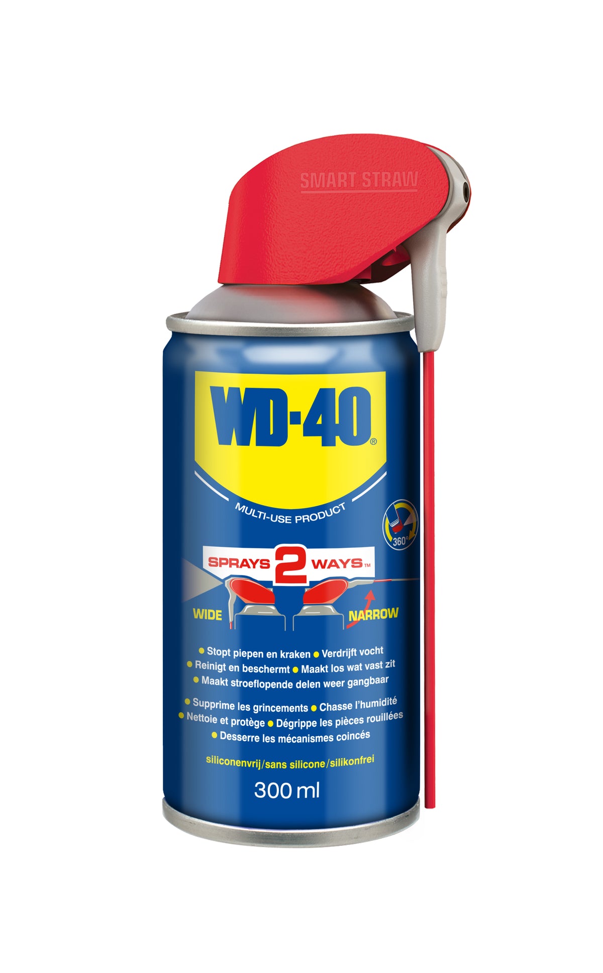 WD40 olie multispray Smart Straw 300ml
