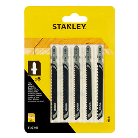 Stanley decoupeerzaagbladen STA27025-XJ hout HCS set 5 stuks