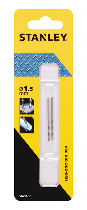 Stanley metaalboor set STA50751-QZ – 2 stuks