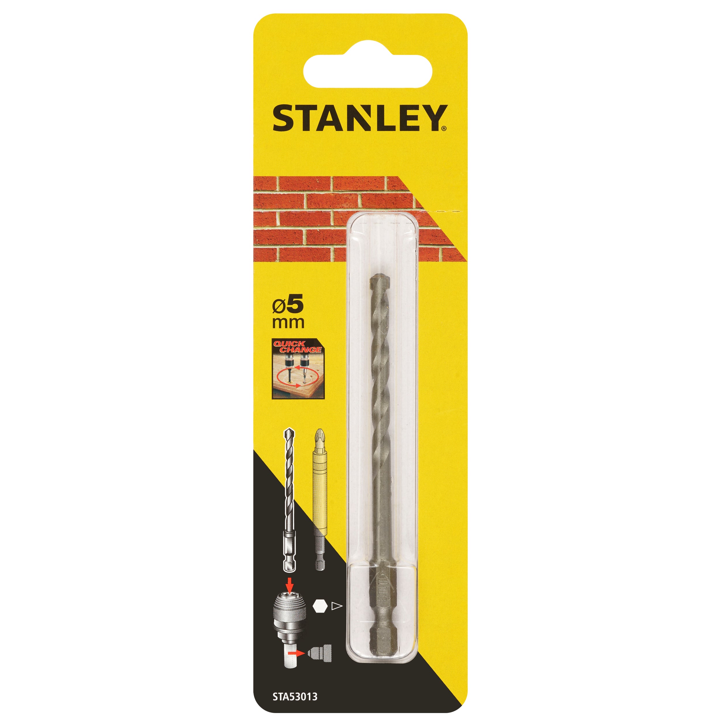 Stanley steenboor zeskant STA53013-XJ 50x5mm