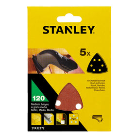 Stanley schuurpads detailschuurmachines STA32372-XJ K120 5 stuks