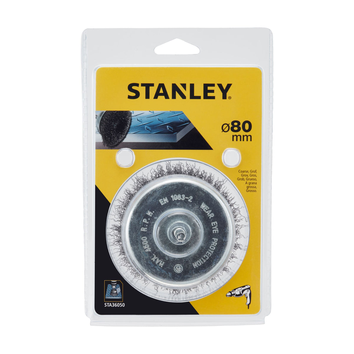 Stanley komstaalborstel STA36050-XJ Ø85mm