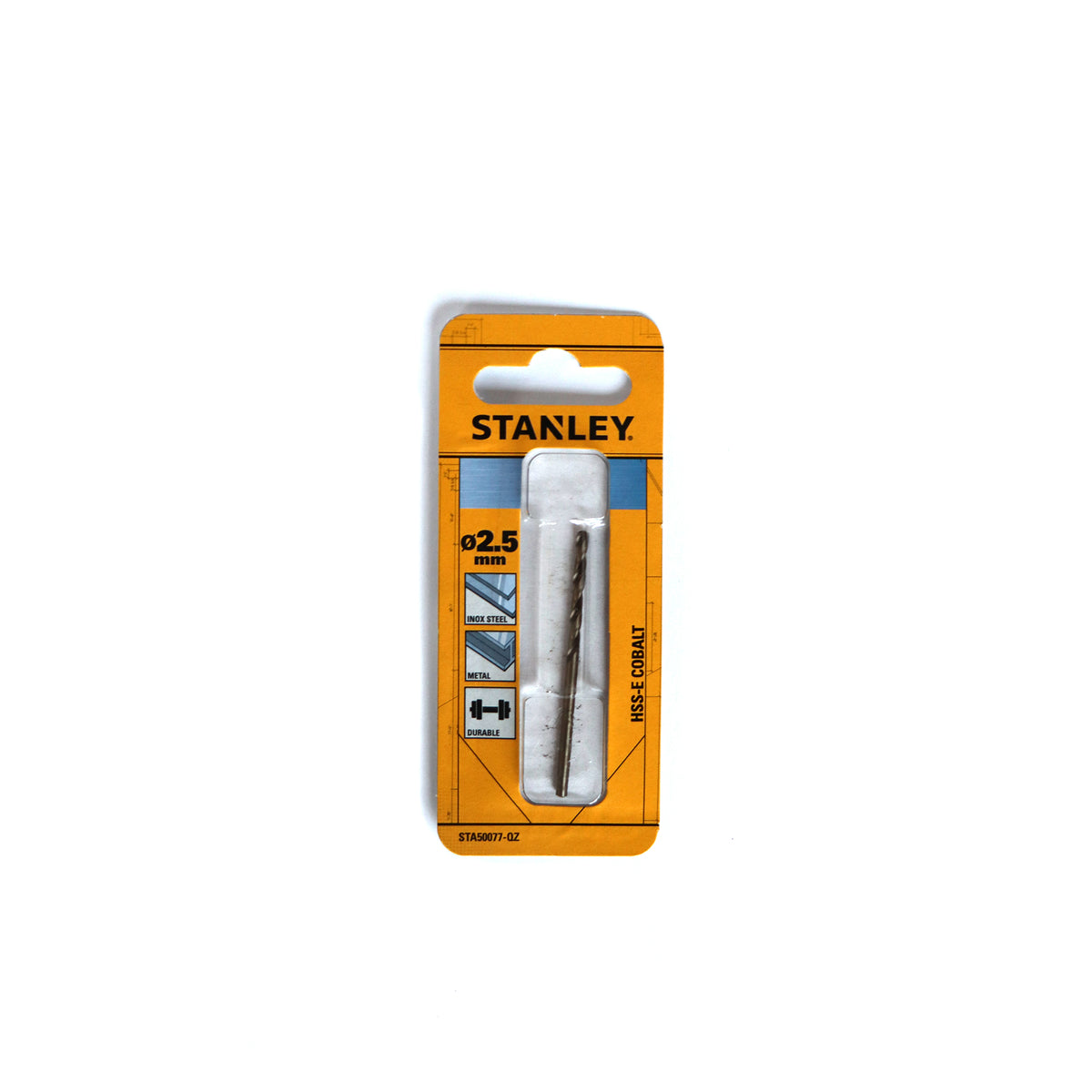 Stanley metaalboor STA50077-QZ HSS-E kobalt 2,5mm