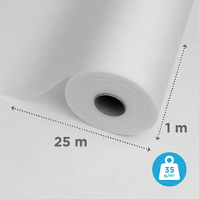 Sencys glasvlies glad 25m 35gram