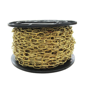 Sencys decoratieve ketting vermessingd staal goud 2mmx1m