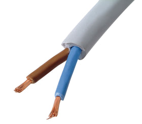 Sencys stroomkabel VTLB 10m 2x0,75 mm² wit