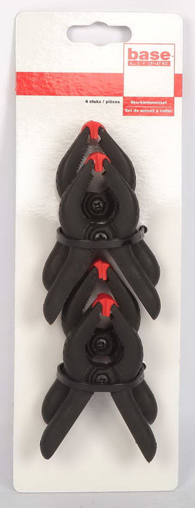 Baseline veerklemmenset 100mm – 4 stuks