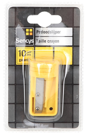 Sencys potloodslijper geel