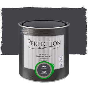 Perfection muurverf Ultradekkend mat antraciet 2,5L