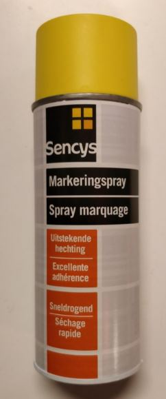 Sencys markeringsspray geel 400ml