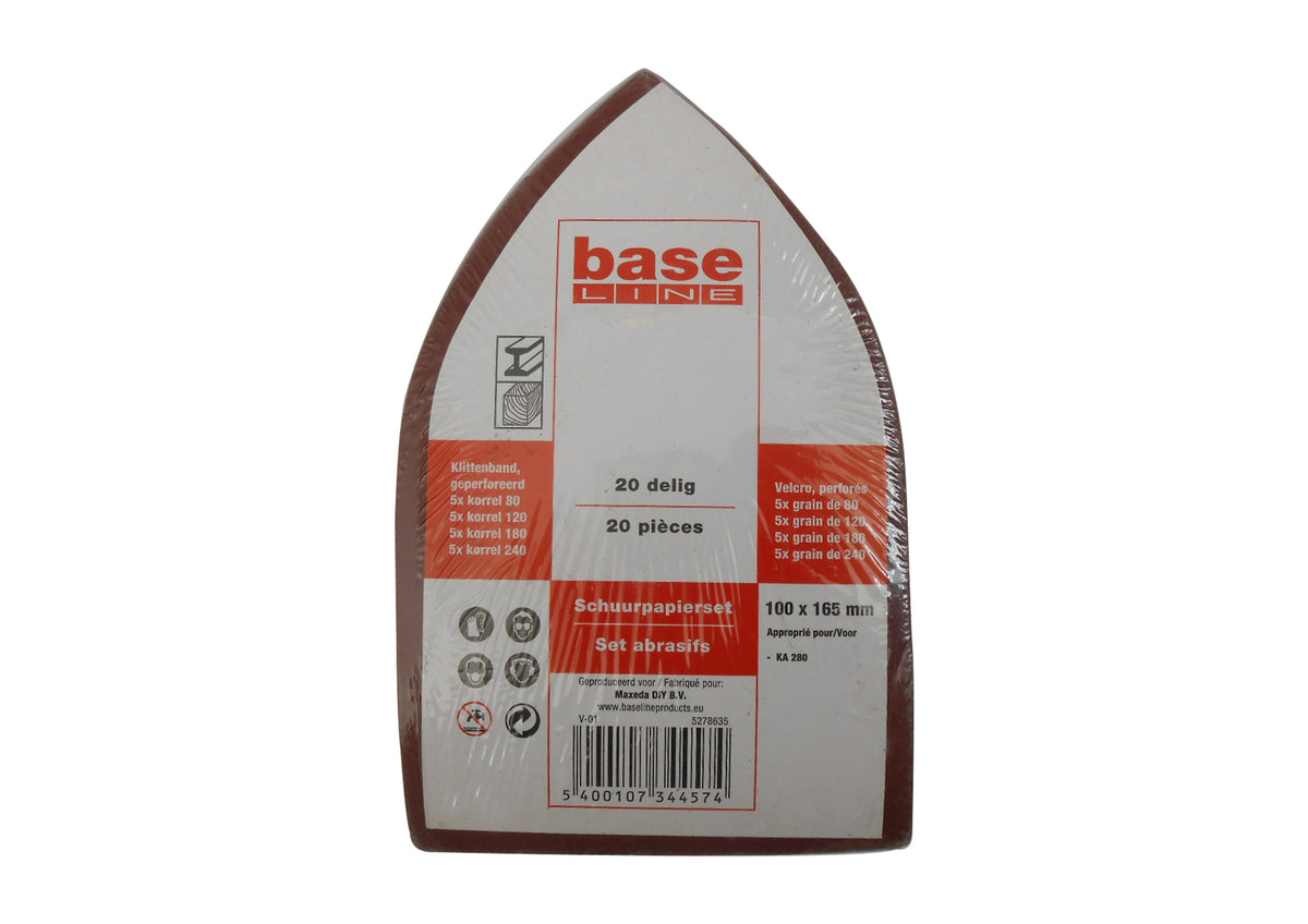 Baseline schuurpapierpack mouse 20stuks