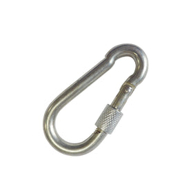 Sencys karabijnhaak staal grijs 80mm