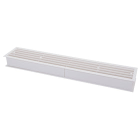 Sencys deurroosterset 46x9cm kunststof wit
