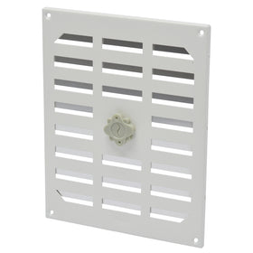 Sencys schuifrooster 19,5x24,5cm aluminium wit