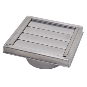 Sencys overdrukrooster Lamel Ø100mm RVS