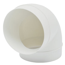 Sencys buis Ø125mm Bocht 90° kunststof