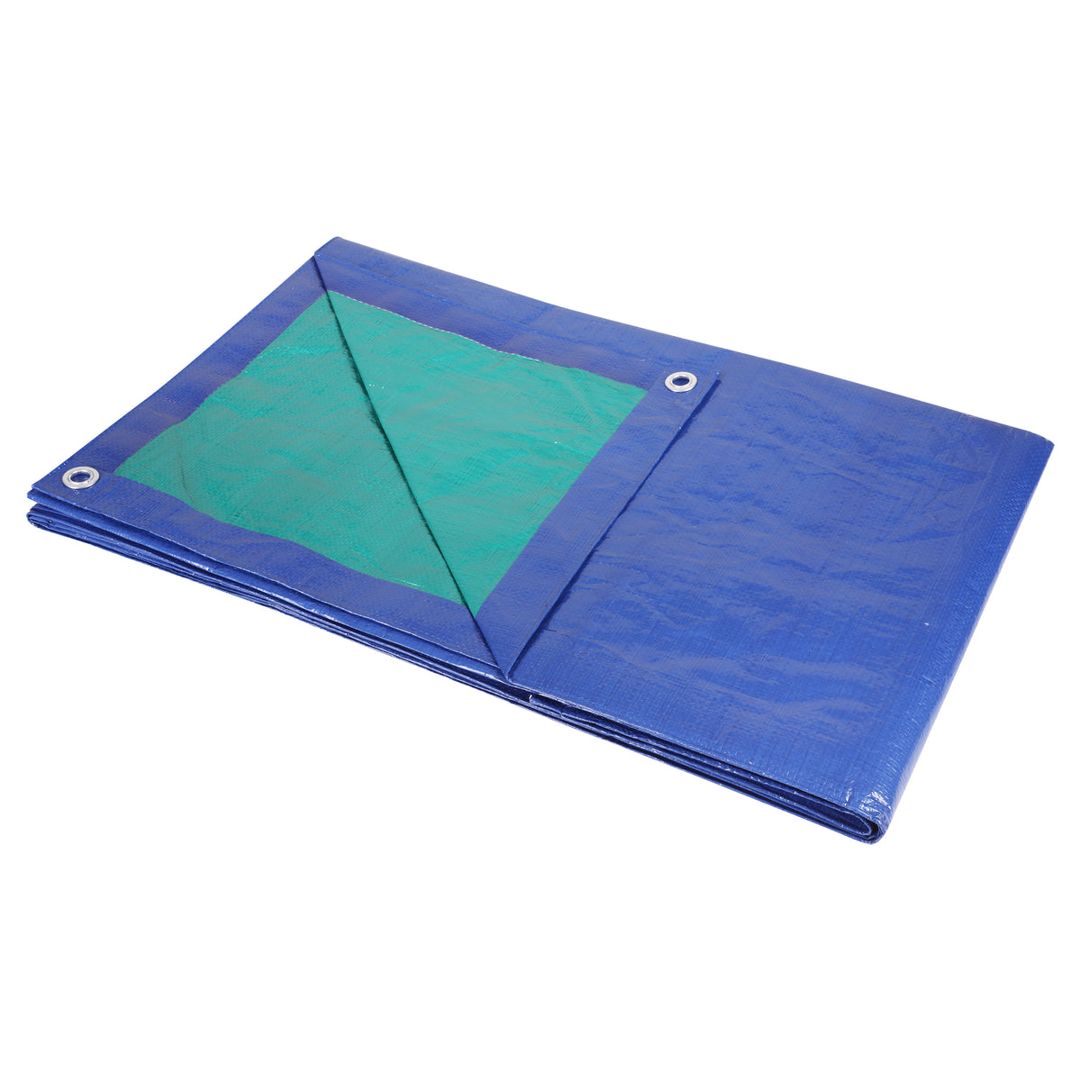Sencys afdekzeil polyethyleen groen/blauw 3x4m