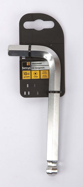 Sencys inbussleutel met kogelkop 12mm
