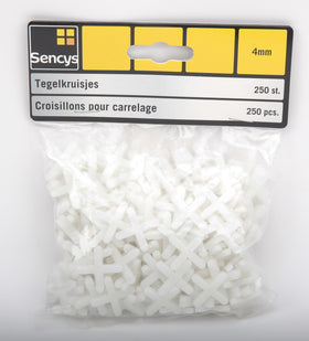 Sencys tegelkruisjes 4mm 250stuks