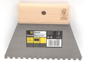 Sencys lijmkam 18cm, tanden 6x6mm