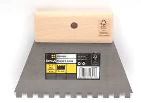 Sencys lijmkam 18cm, tanden 8x8mm