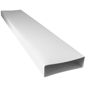 Sencys vlakkanaal 204x60mm Luchtbuis 100cm kunststof