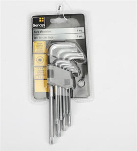 Sencys inbussleutelset Torx 9st.