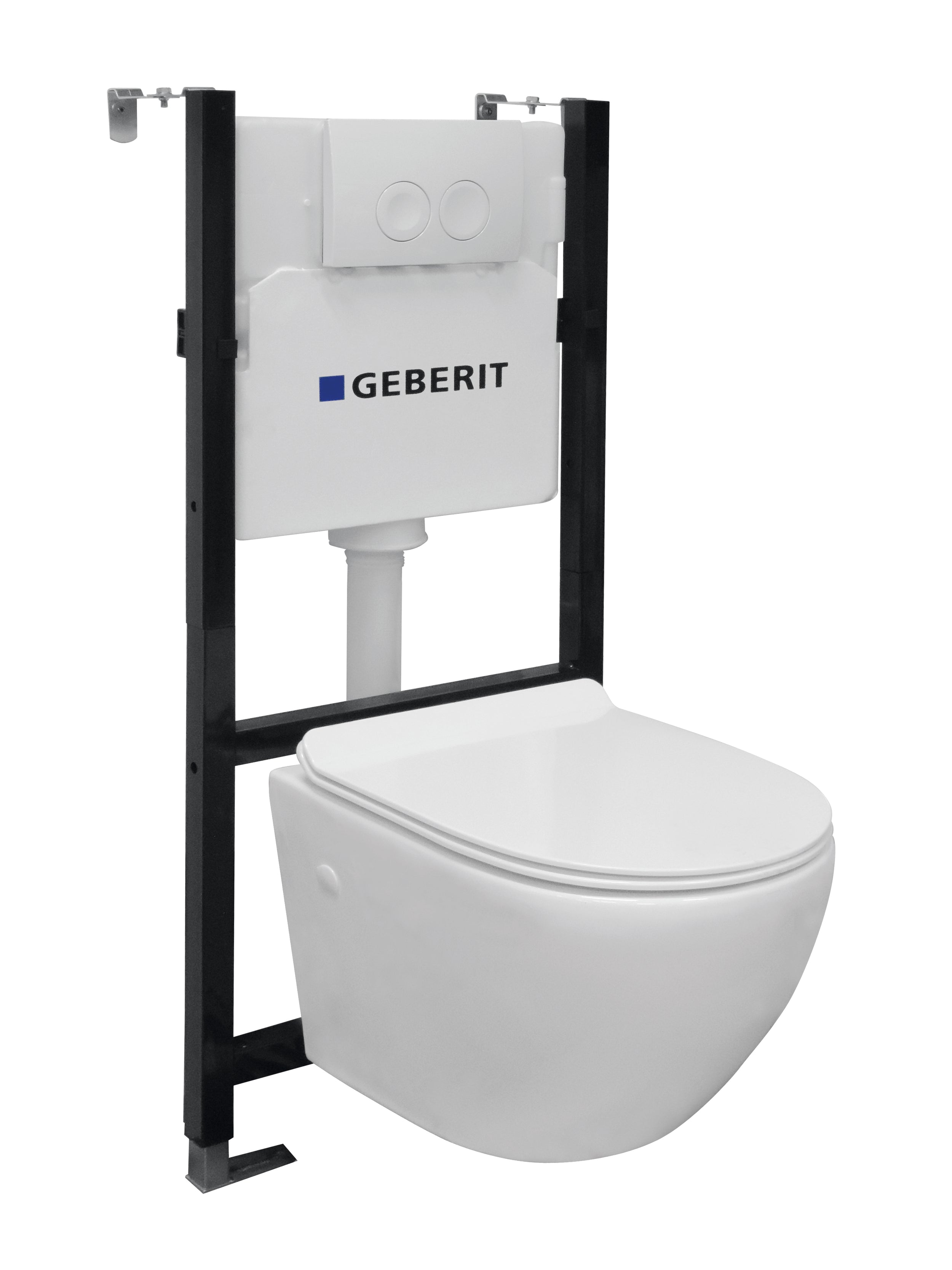 Van Marcke inbouwreservoir set Design | Geberit spoeltechniek | Soft-close toiletzitting | Randloos toiletpot