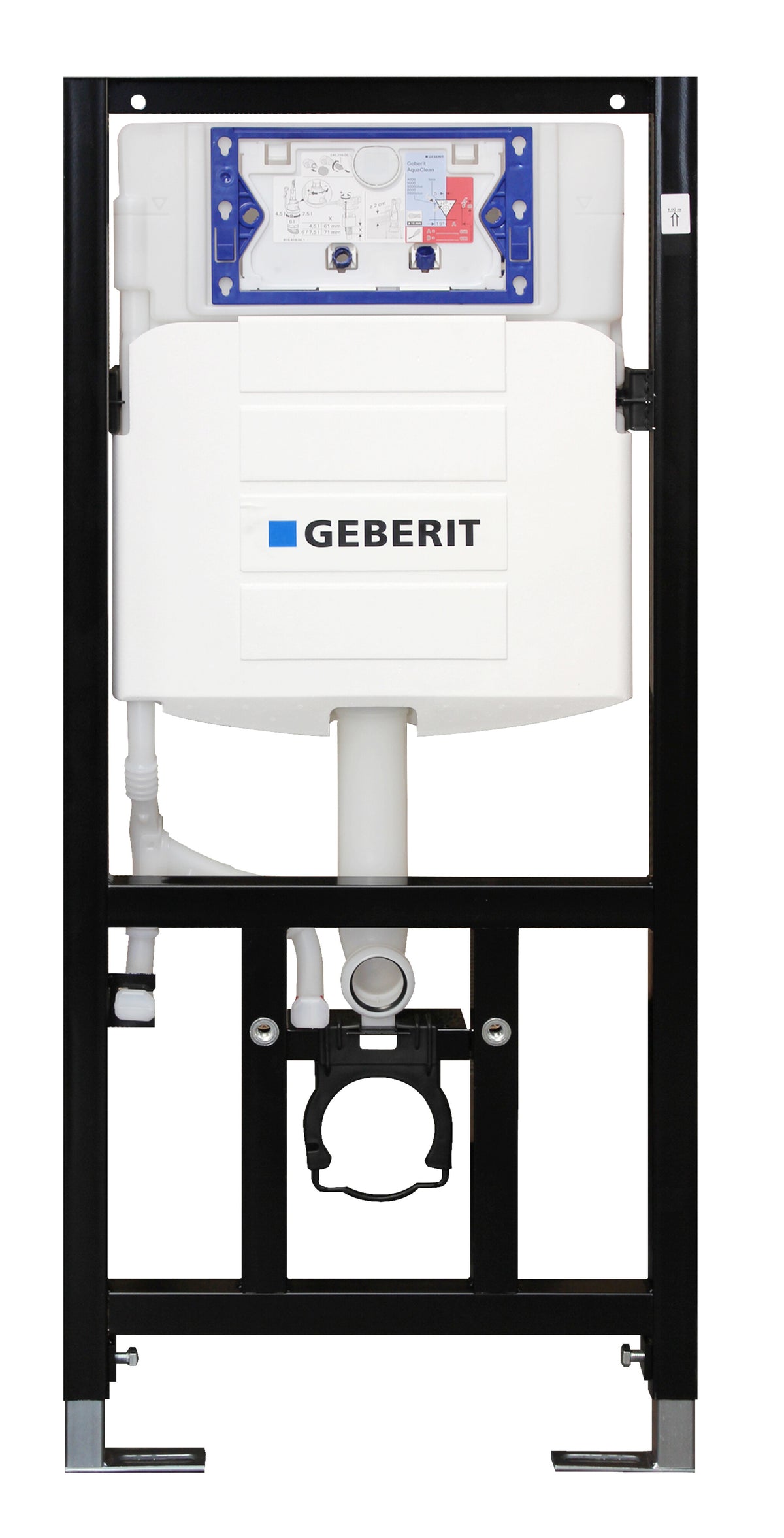 Inbouwreservoir met Geberit UP320 spoeltechniek + 90-110mm adapter 7,6/6+P10L
