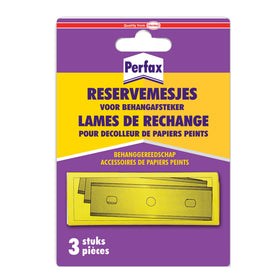 Perfax Reservemessen behangverwijderaar 3 stuks