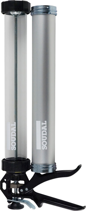 Soudal kitpistool 2 hulzen 600ml