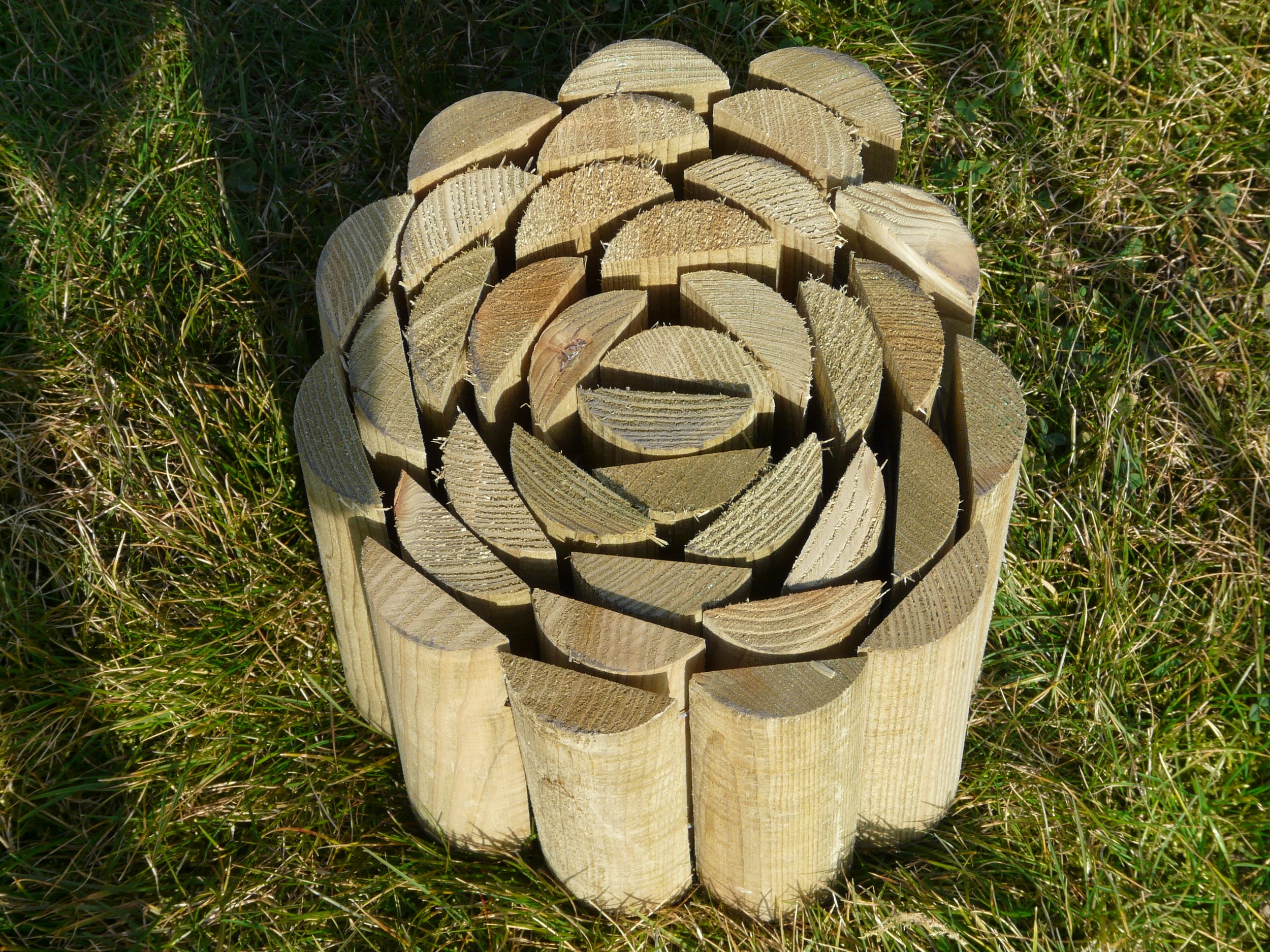 Solid rolborder hout 30x180cm