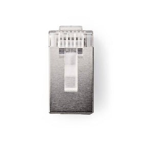 Nedis RJ45-connector Fresh Green Box mannelijk - Stevig STP CAT6 transparant