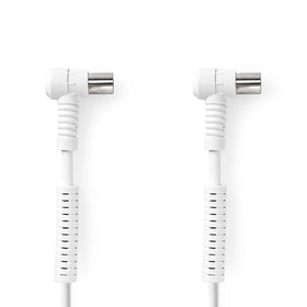 Nedis coaxkabel Fresh Green Box IEC (Coax) mannelijk - IEC (Coax) vrouwelijk 3m wit