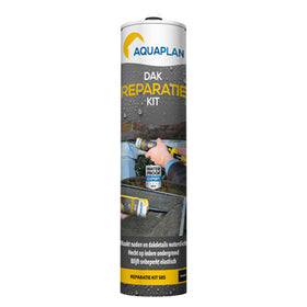 Aquaplan dakreparatiekit - Waterdicht - Zwart - 310ml