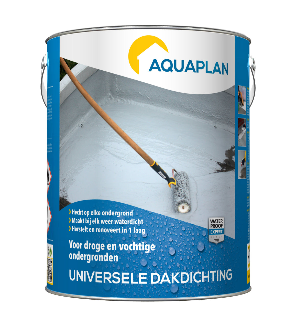 Aquaplan universele dakdichting - licht grijs - 4L