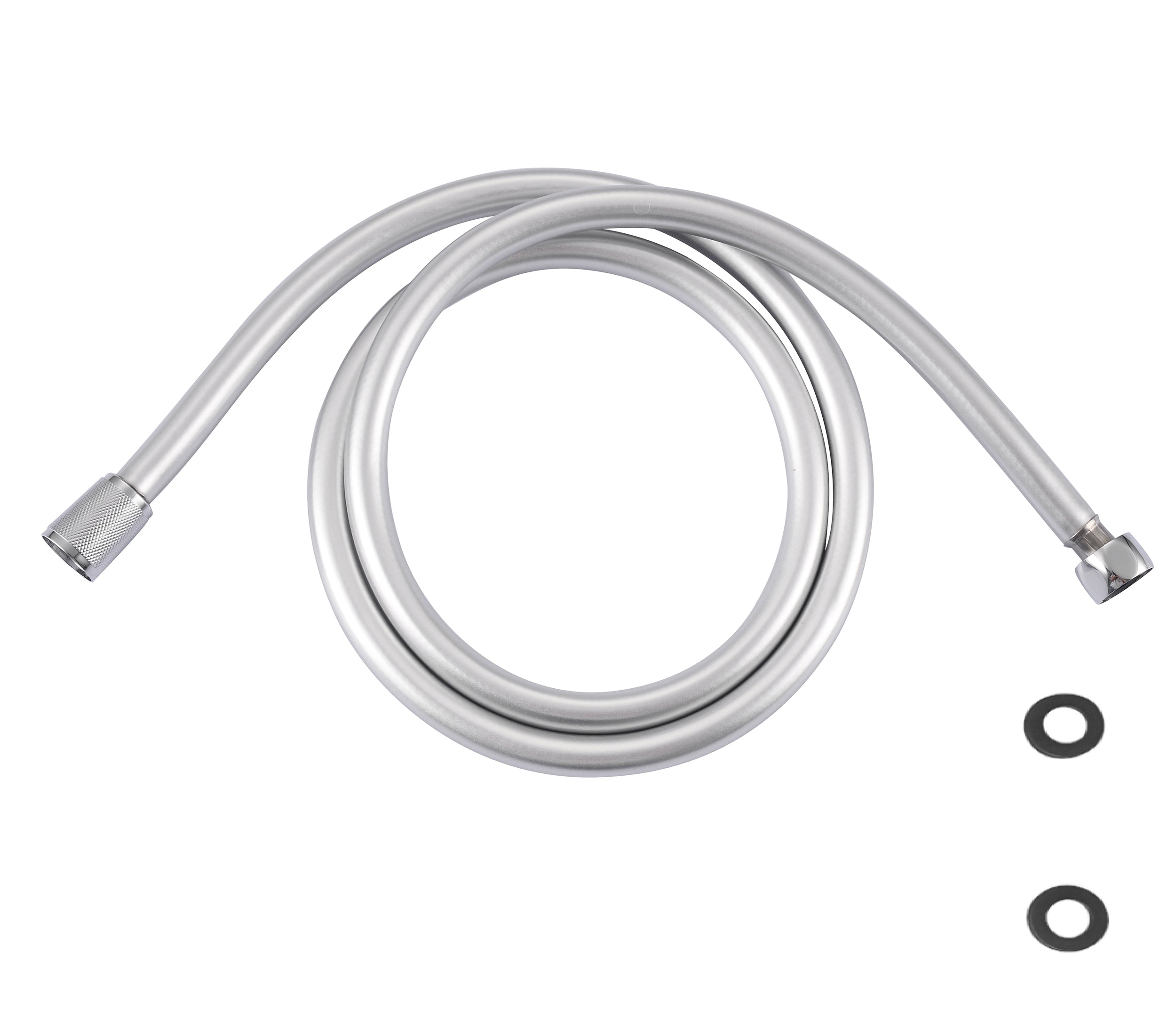 AquaVive doucheslang PVC 150cm zilver