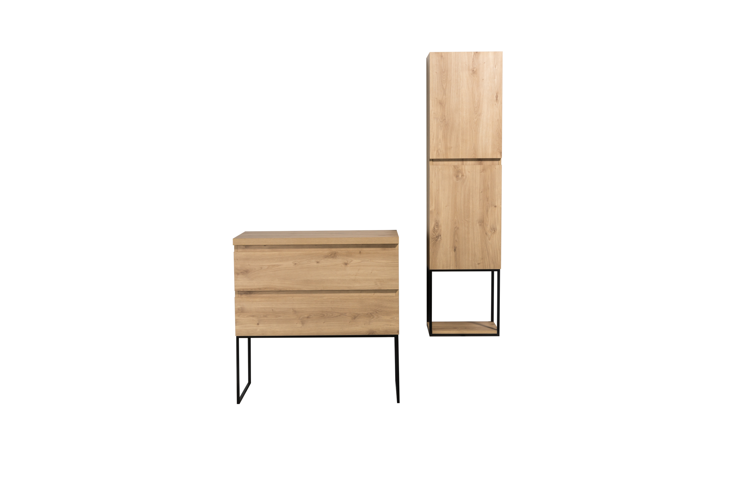 Aquazuro wastafelblad Napoli 90cm scandinavische eik