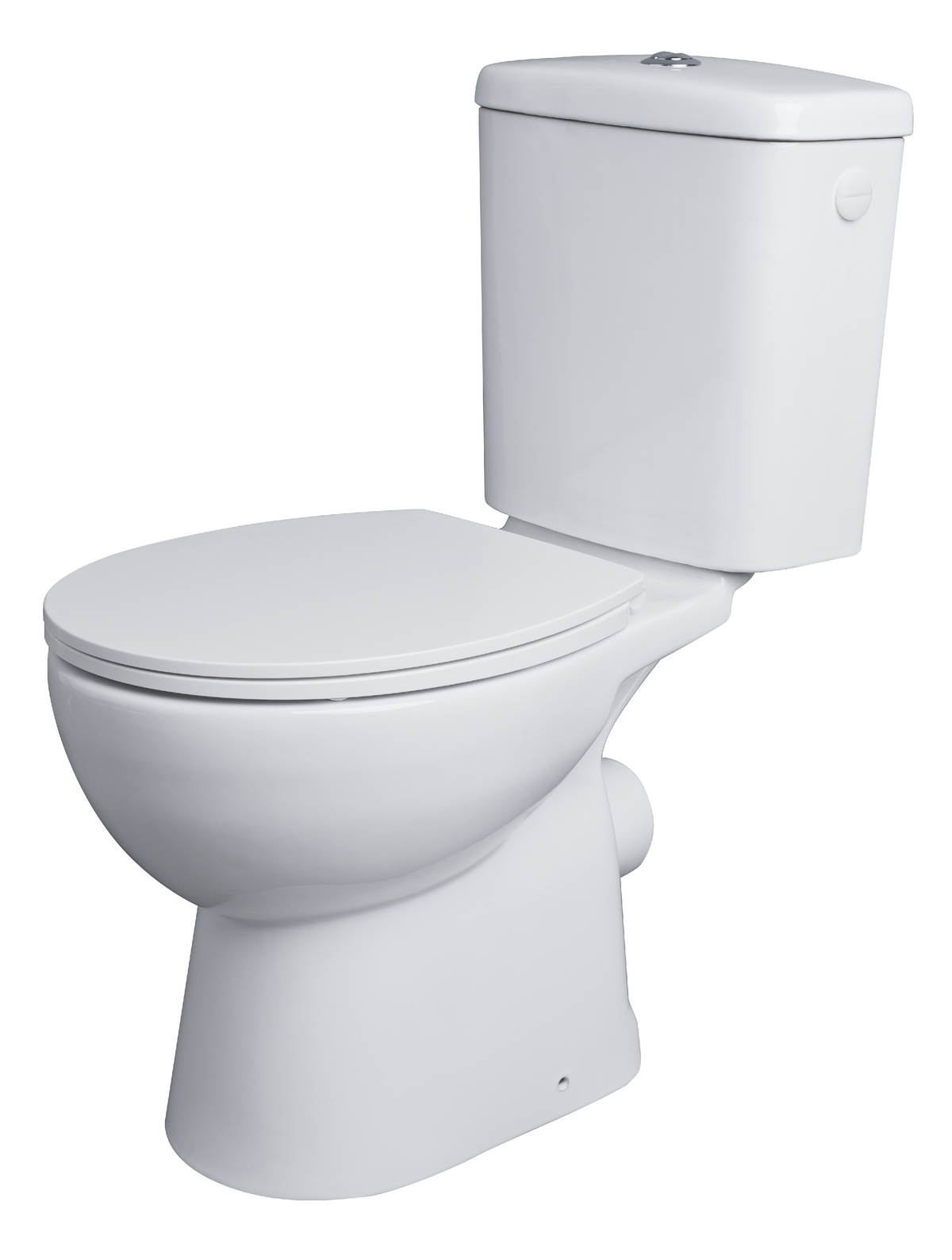 Aquavive duoblok toilet Avisio I PK aansluiting I Randloos toiletpot wit