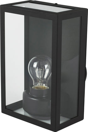 Sencys wandlamp Noma zwart E27
