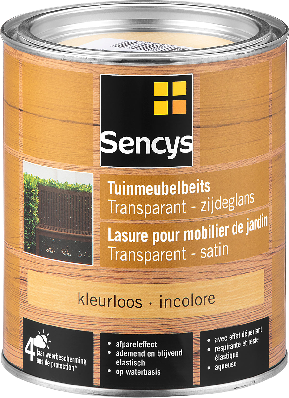 Sencys tuinmeubelbeits semi-tranparant kleurloos 750ml