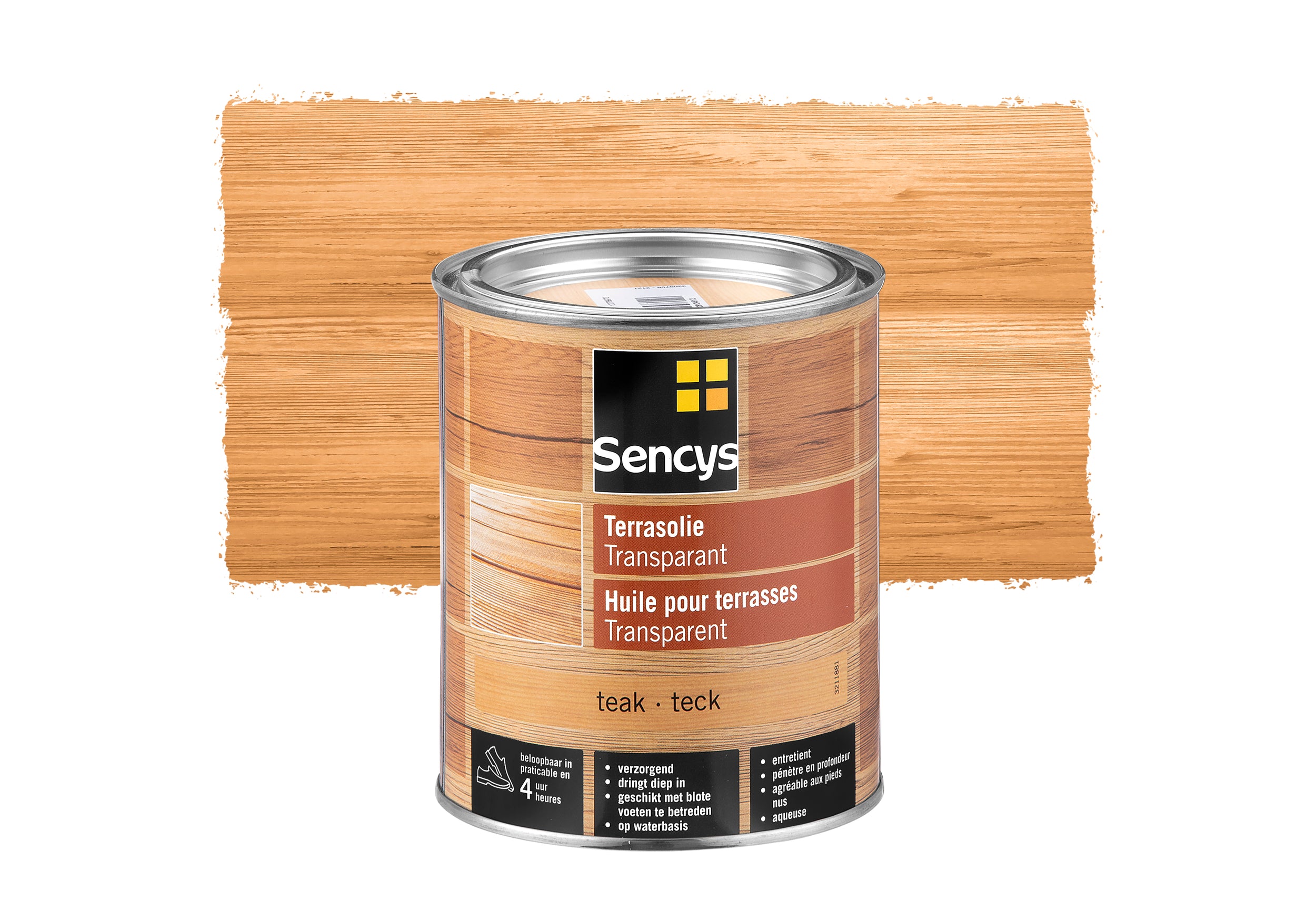 Sencys terrasolie teak 750ml