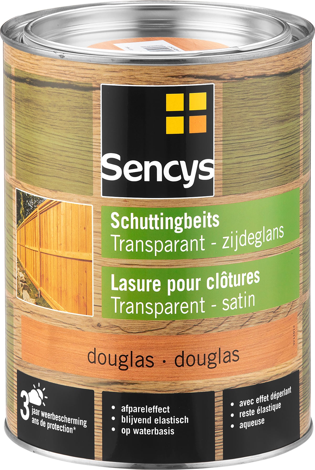 Sencys schuttingbeits transparant douglas 2,5L