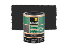 Sencys tuinhoutbeits dekkend zijdeglans RAL7016 2,5L