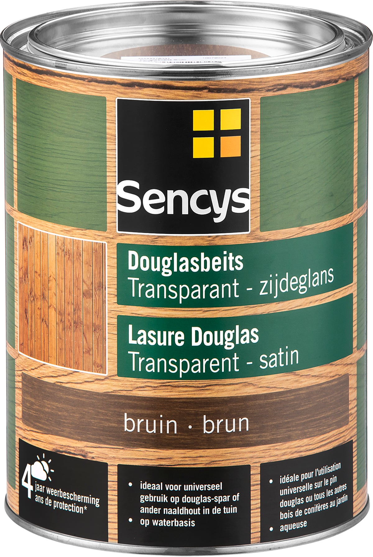 Sencys douglasbeits transparant bruin 2,5L